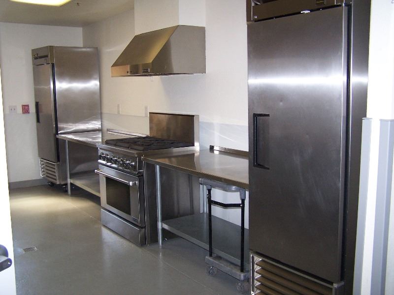 A view of the kitchen located at Laguna Town Hall