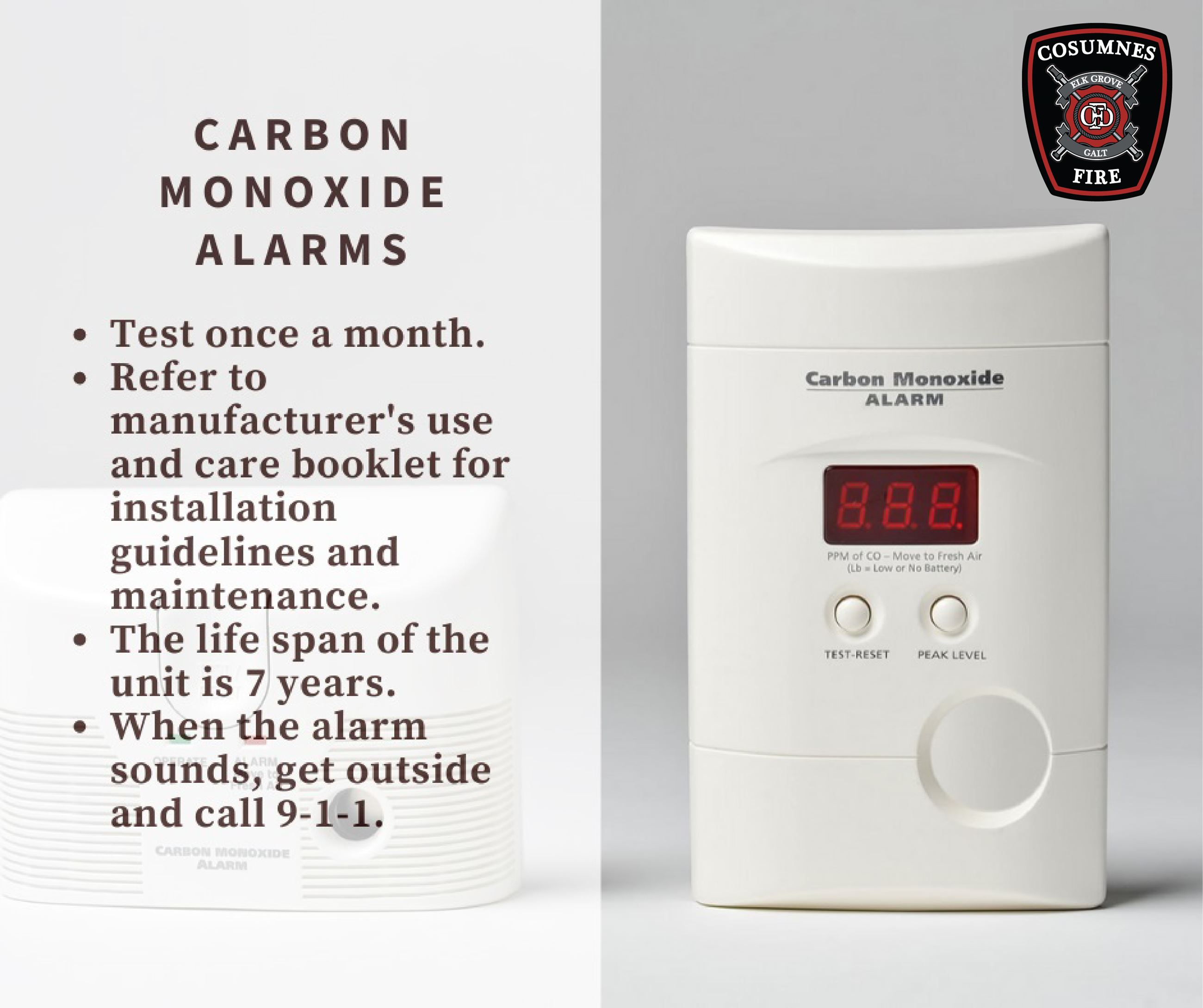 Carbon Monoxide Alarms