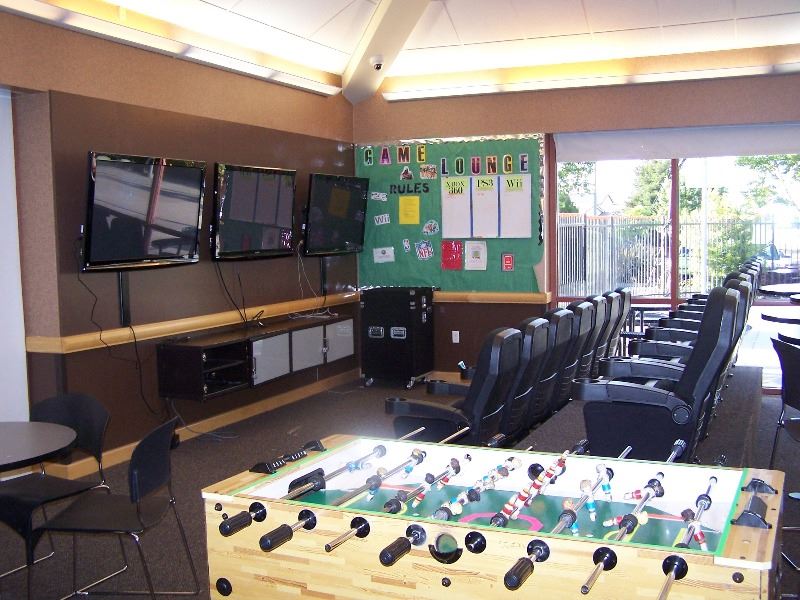 The Teen Center is decorated and ready for a renter