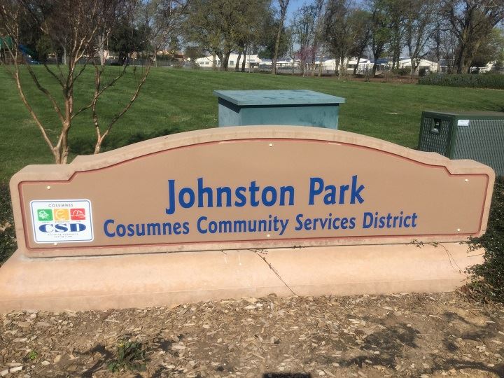 Johnston Park Sign