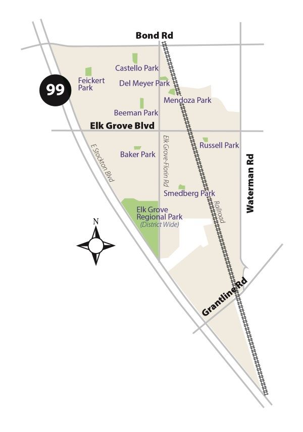 Benefit Zone 6 Map - Central Elk Grove Thumbnail